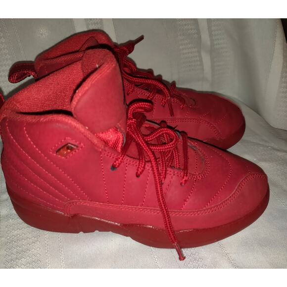 Nike Air Jordan Retro Red Kids Shoes 151186-601 Little Childs Size 13C 2018 - Picture 1 of 10